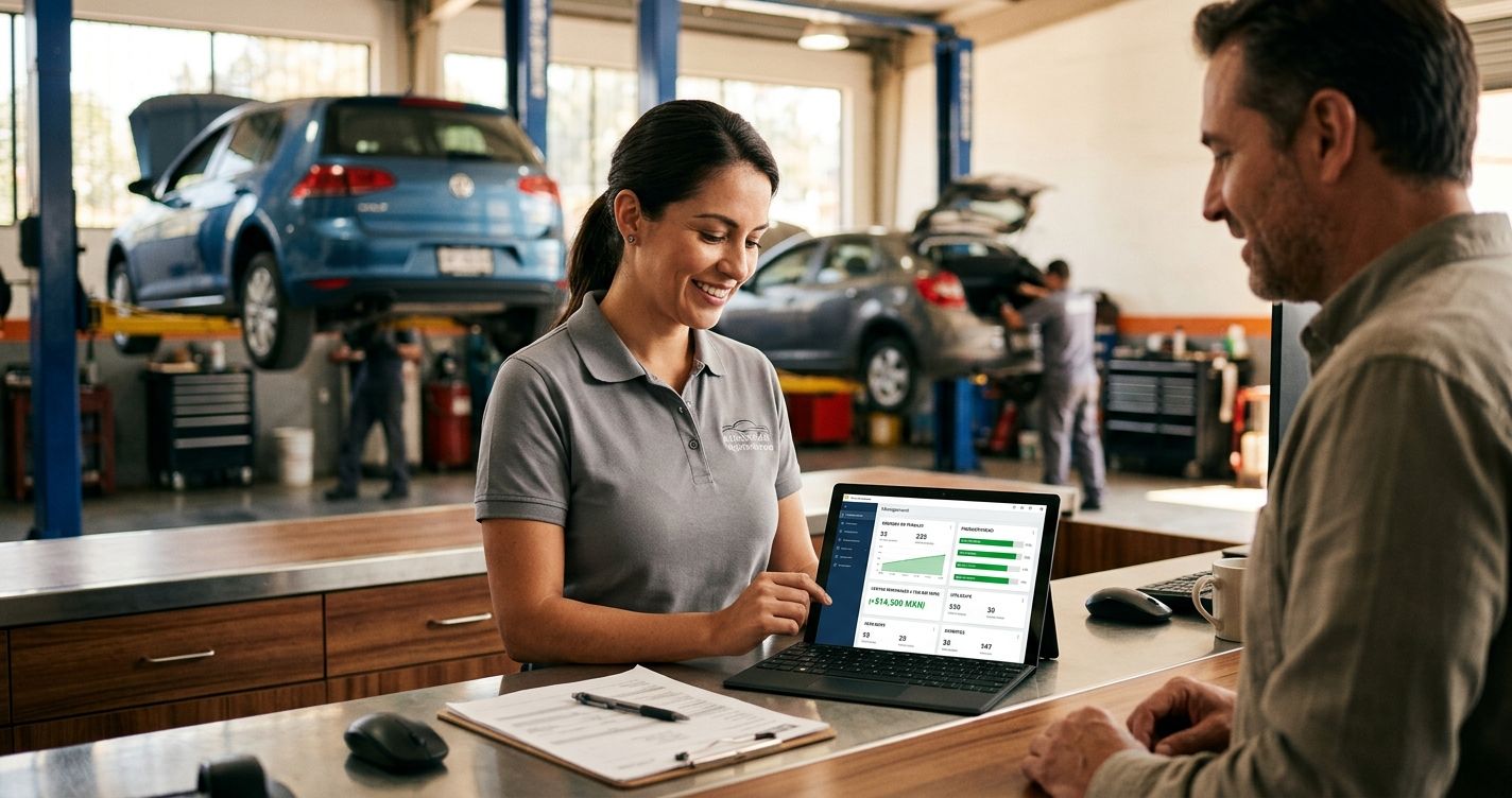 Los 5 Reportes que Todo Dueño de Taller Debe Revisar Cada Semana en Mecánica MX