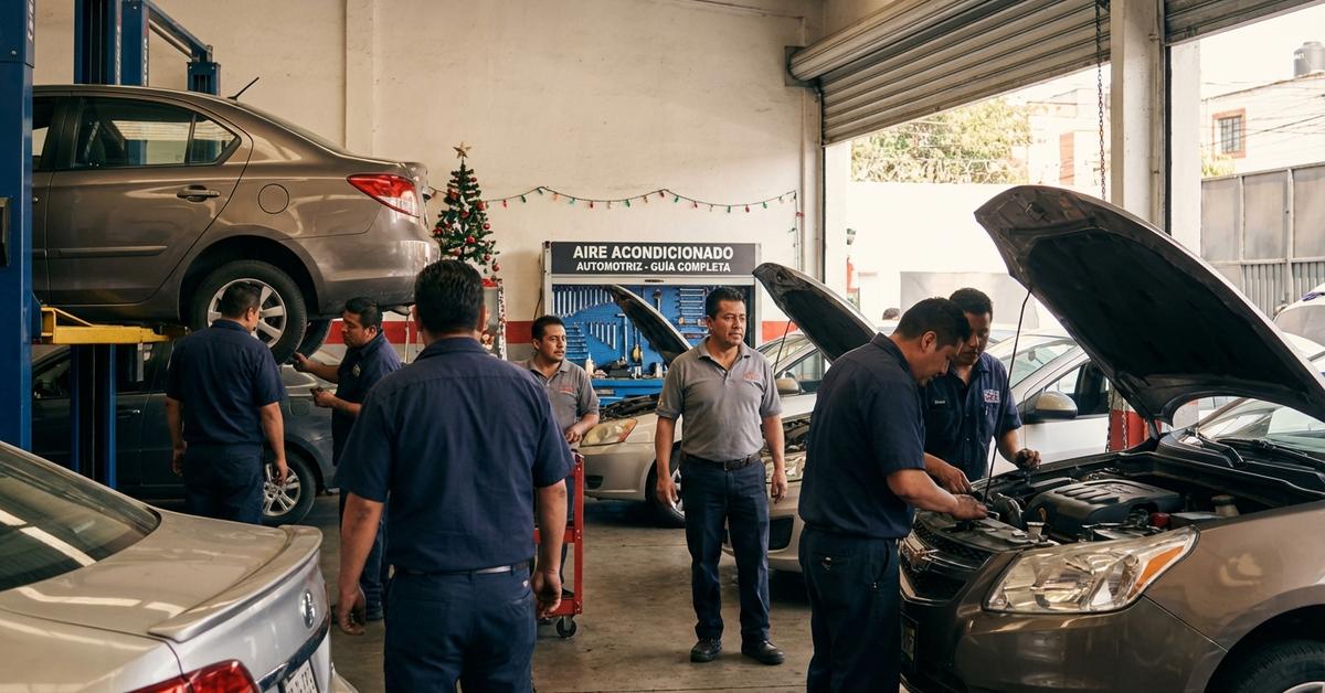 Aire Acondicionado Automotriz: Guia Completa para Talleres en Temporada de Calor
