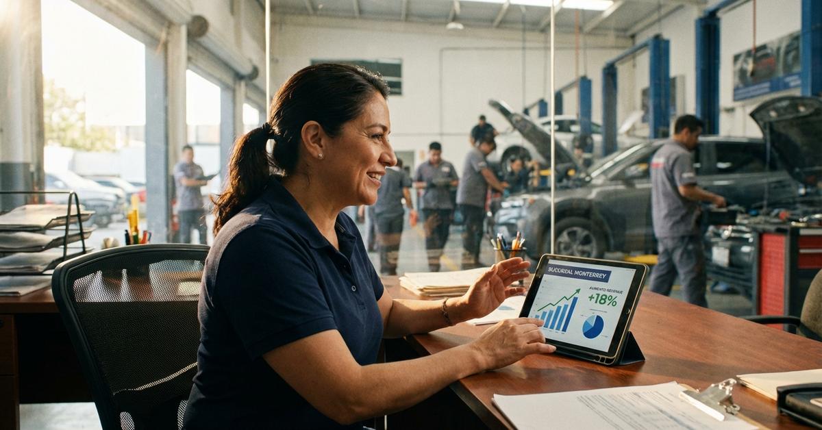 Cómo SUCURSAL MONTERREY Aumentó su Revenue +384.9% con Mecánica MX
